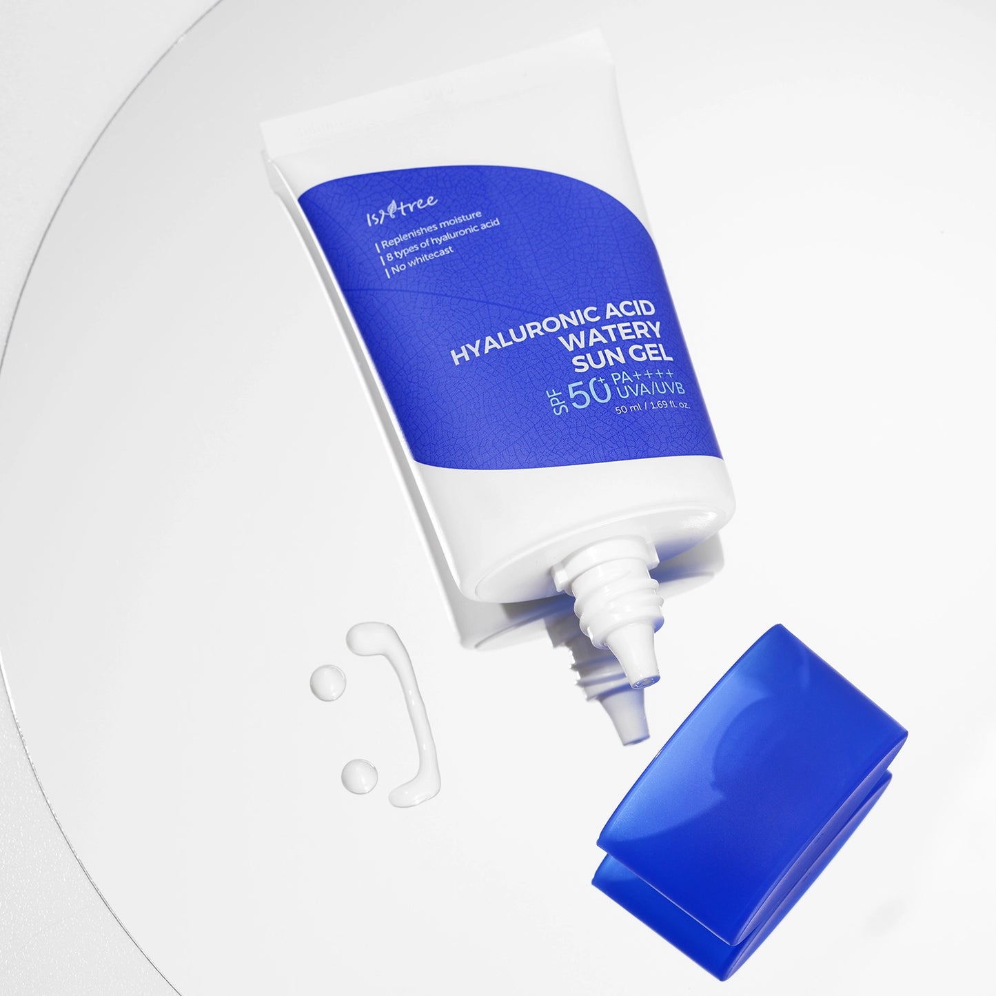 Isntree Hyaluronic Acid Watery Sun Gel SPF50+/PA++++ Lightweight Face Protection Cream 50ml