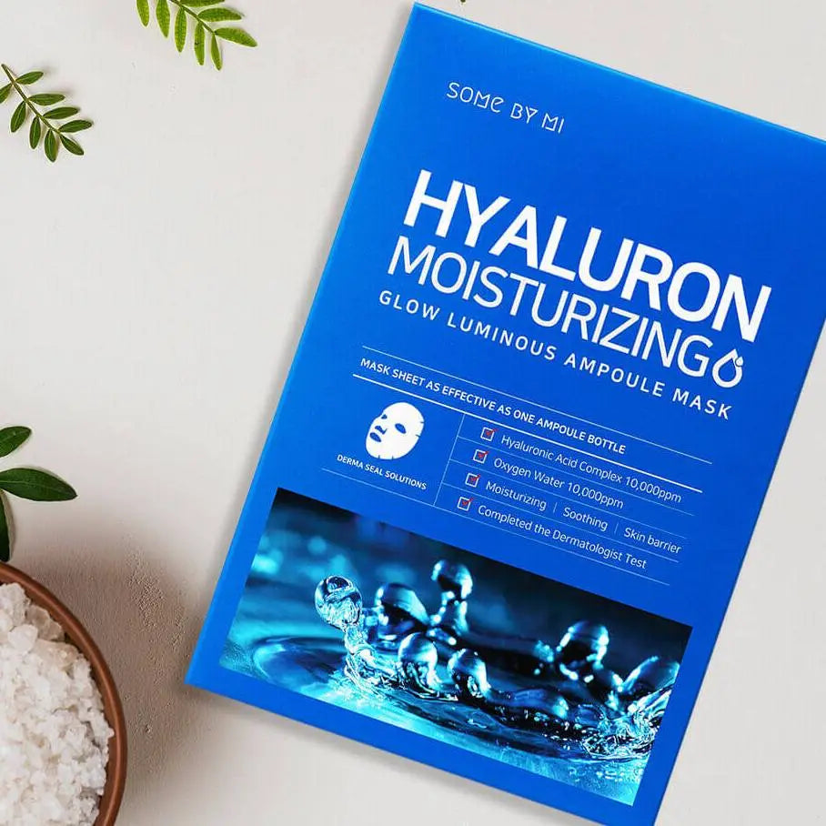 Some By Mi Hyaluron Moisturizing Glow Luminous Ampoule Mask 25gram