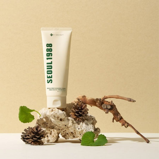 K-SECRET SEOUL 1988 Cleansing Foam: Pine Cica 1% + Probiotics 150ml