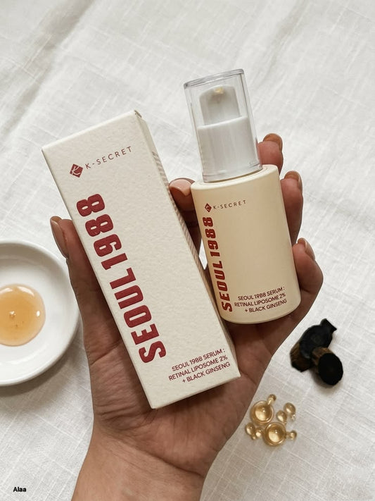 K-SECRET SEOUL 1988 Serum: Retinal Liposome 2% + Black Ginseng 30ml