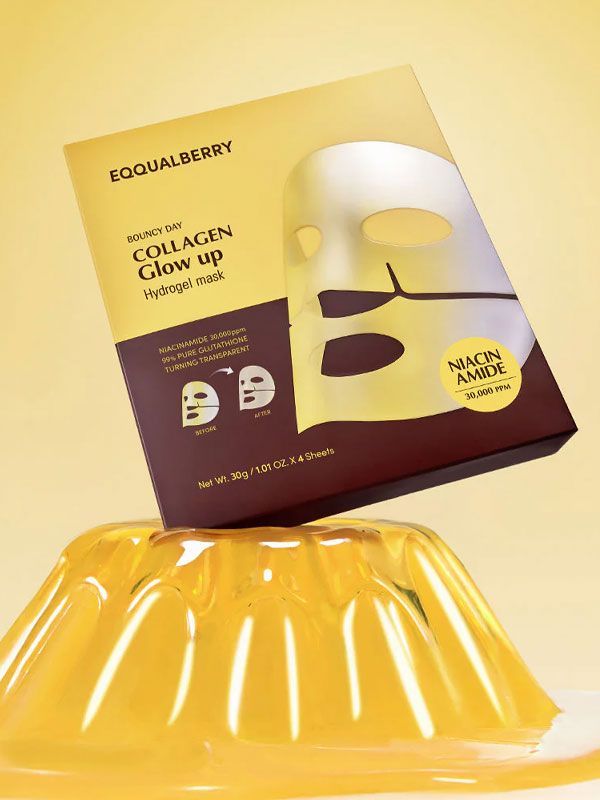 EQQUALBERRY Collagen Glow Up Hydrogel Mask 30gr