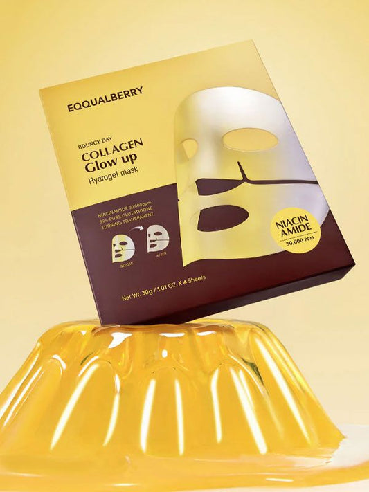 EQQUALBERRY Collagen Glow Up Hydrogel Mask 30gr