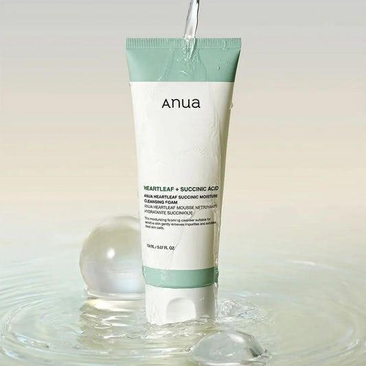 Anua Heartleaf Succinic Moisture Cleansing Foam 150ml