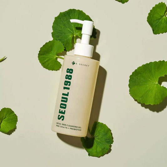 K-SECRET SEOUL 1988 Cleansing Oil: Pine Cica 1% + Probiotics 200ml