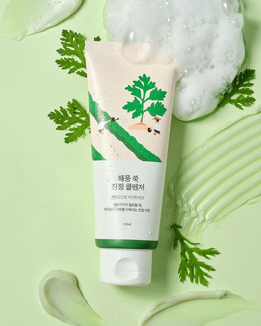 Round Lab Mugwort Calming Moisturizing and Soothing Face Wash Gel 150ml