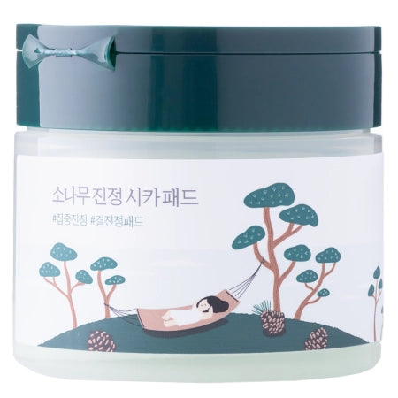 Round Lab Pine Calming Cica Pad Soothing and smoothing facial tampons 50 stks