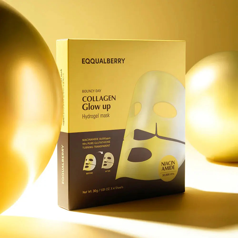 EQQUALBERRY Collagen Glow Up Hydrogel Mask 30gr