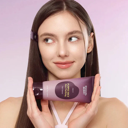 EQQUALBERRY Purple Rice Pore Purifying Cleanser 130gr