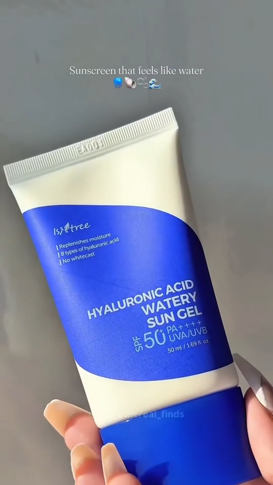 Isntree Hyaluronic Acid Watery Sun Gel SPF50+/PA++++ Lightweight Face Protection Cream 50ml